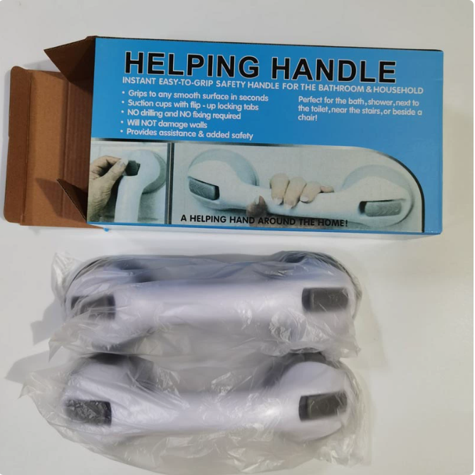 Vacuum Grip Bathroom Safety Bar